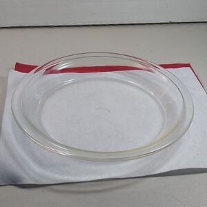 Vintage Pyrex Pie Pan 201 Clear Glass